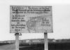1955 - Hinweis an der Hafenstrasse