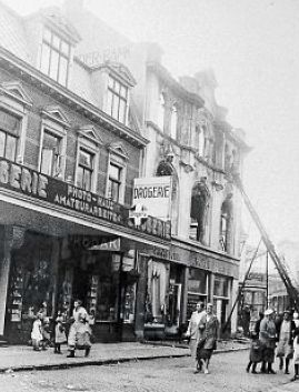 Brand im Café Fröhle 1926