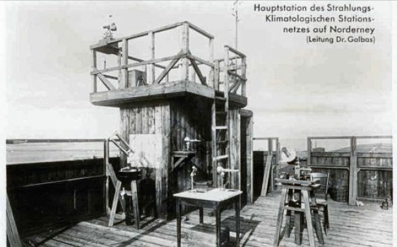 Hauptstation des Strahlungs-Klimatologischen Stationsnetzes auf Norderney