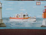 Wilfried Schlegel - Verschiedene Motive an der Hafenmauer (2006)