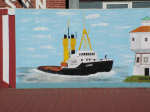 Wilfried Schlegel - Verschiedene Motive an der Hafenmauer (2006)
