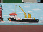 Wilfried Schlegel - Verschiedene Motive an der Hafenmauer (2006)