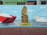 Wilfried Schlegel - Verschiedene Motive an der Hafenmauer (2006)