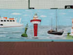 Wilfried Schlegel - Verschiedene Motive an der Hafenmauer (2006)