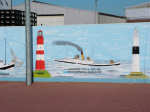Wilfried Schlegel - Verschiedene Motive an der Hafenmauer (2006)
