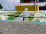 Wilfried Schlegel - Verschiedene Motive an der Hafenmauer (2006)