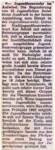 Eine Spende der Sparkasse von 500,-- DM - 05.06.1992