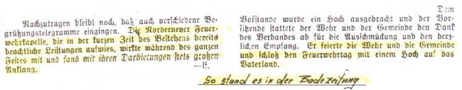 Artikel in der Badezeitung