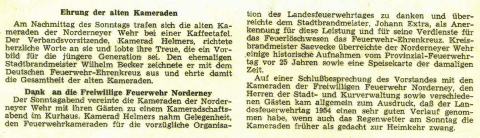 Ehrung der alten Kameraden