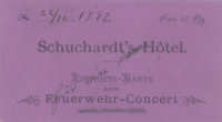 Feuerwehr - Conzert 1889 + 1892