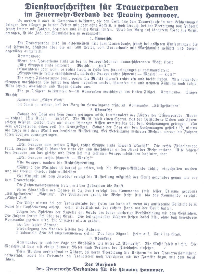 Vorschriften
