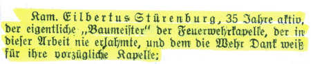 Tischlermeister Eilbertus Stürenburg sen.