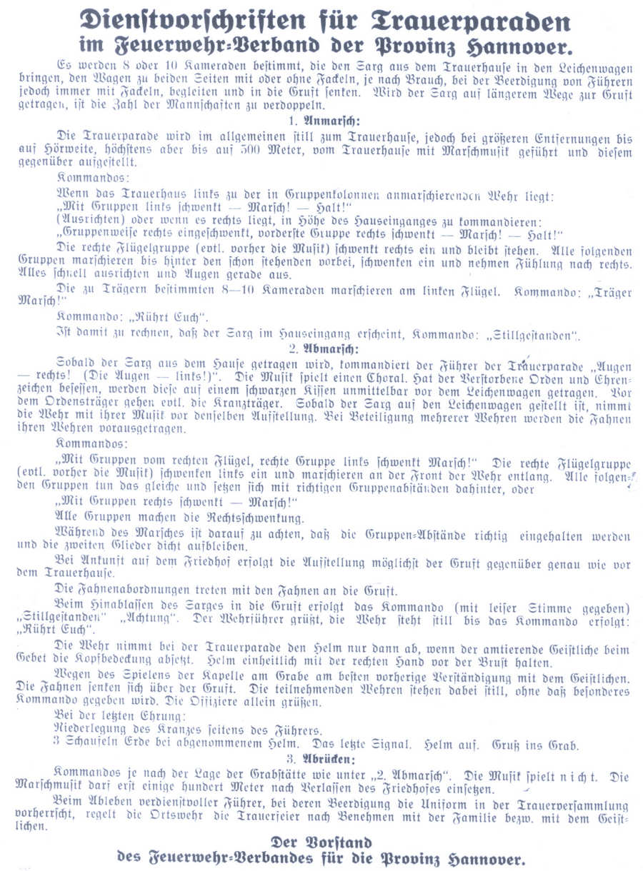 Vorschriften