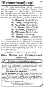 Bekanntmachung