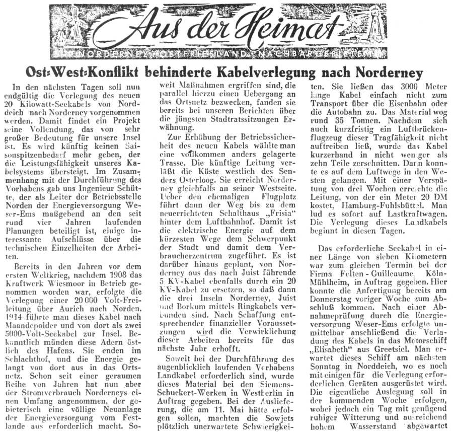 Aus der Heimat