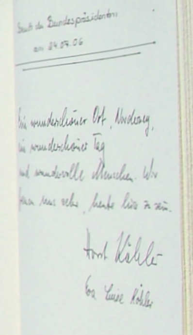 Bundespräsident Horst Köhler - 24.07.2006