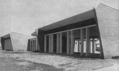 moderne Liegehalle