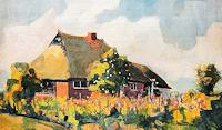 Hans Trimborn - Das "Künstlerhaus" in Arle (um 1954)
